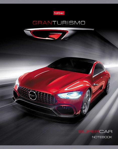 Notes w kratkę, 48 kartek - SUPER CARS