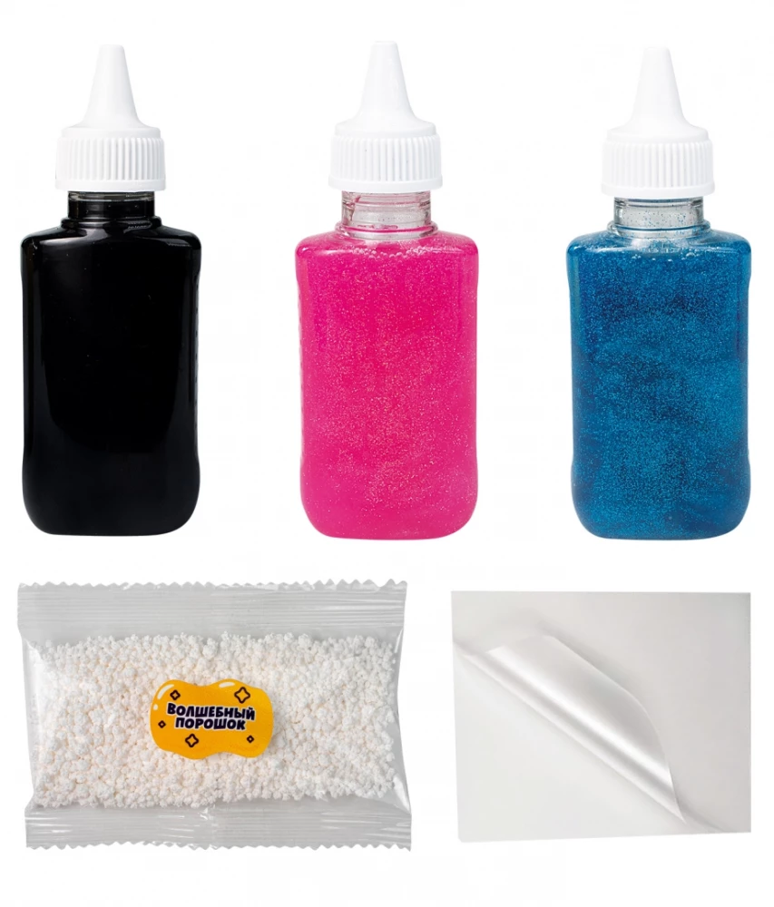 Aqua Slime Figure Making Kit, Pink-Blue