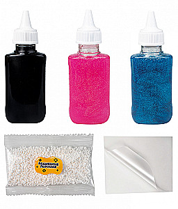 Aqua Slime Figure Making Kit, Pink-Blue