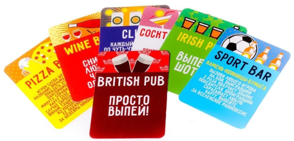 Board game - Alcopoly. Bar tour