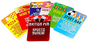 Board game - Alcopoly. Bar tour