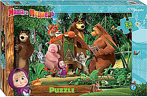Puzzle - Masha and the Bear - 2, 24 elements (maxi)