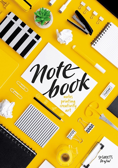 Notebook without lines, 50 sheets - Office