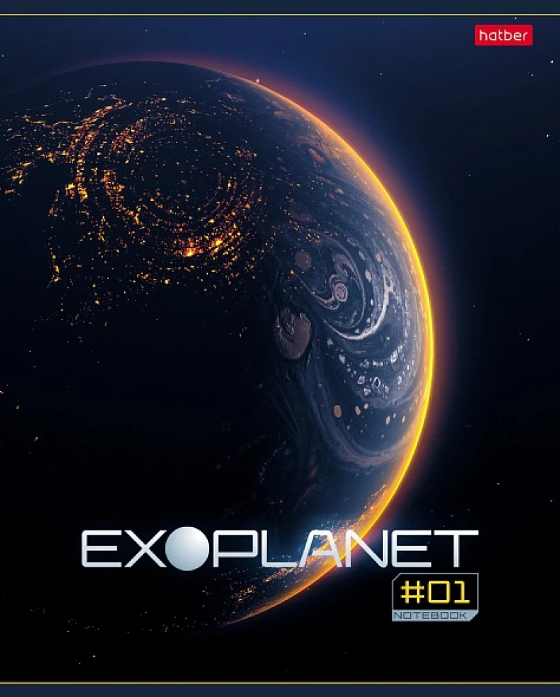 Notes w kratkę, 80 kartek - Exoplanet, w asortymencie