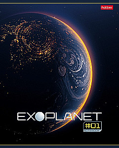 Notes w kratkę, 80 kartek - Exoplanet, w asortymencie