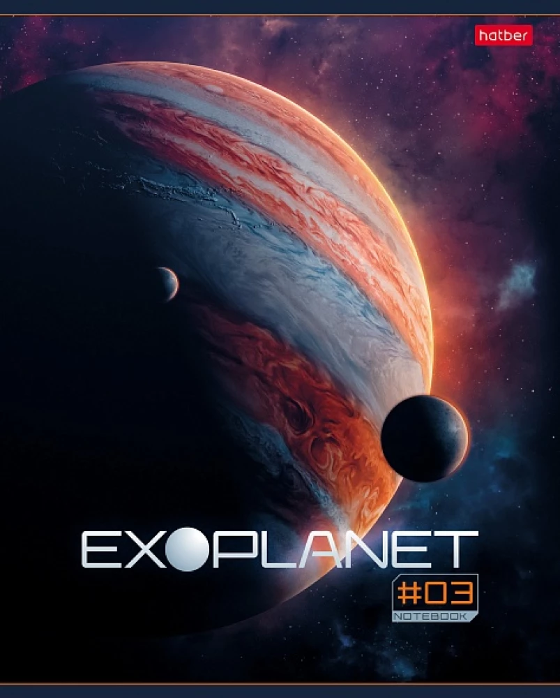 Notes w kratkę, 80 kartek - Exoplanet, w asortymencie