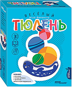 Developing wooden game - Funny Seal. Balancing Game