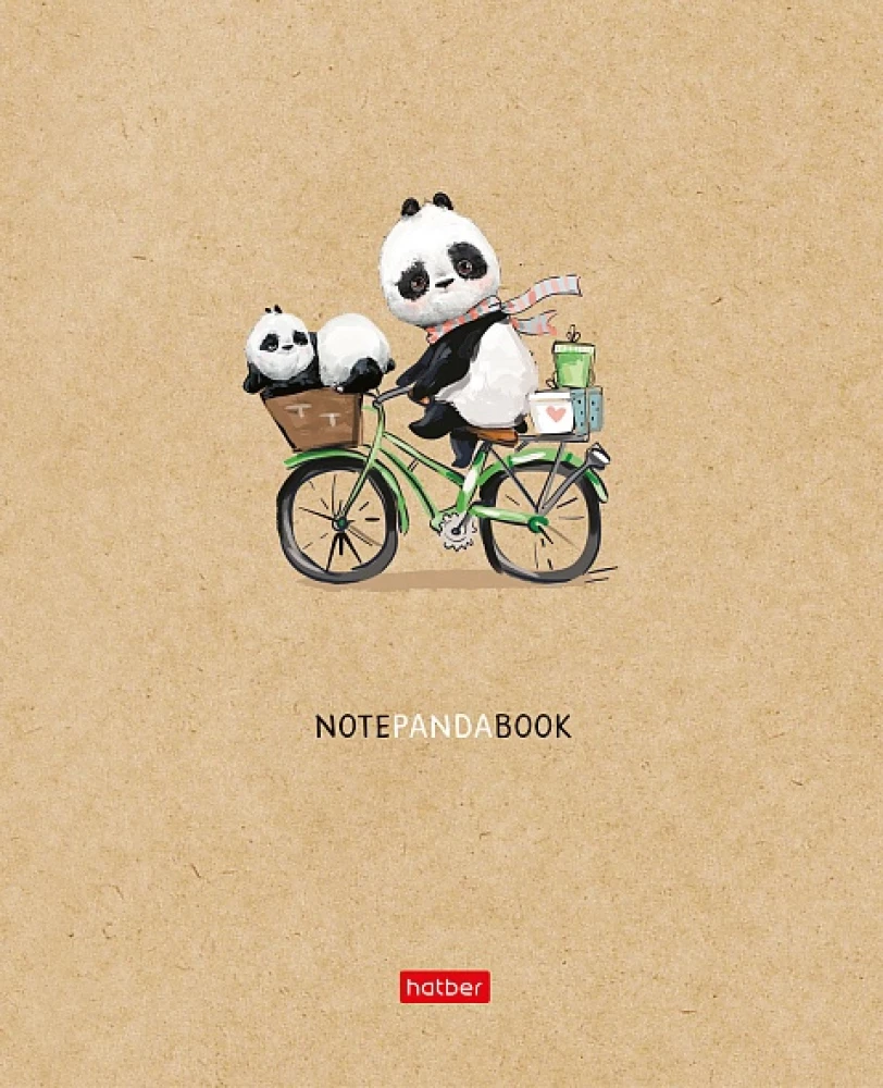Notes w kratkę, 48 kartkek - Panda