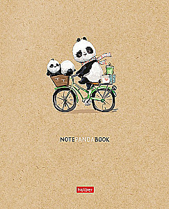 Notes w kratkę, 48 kartkek - Panda