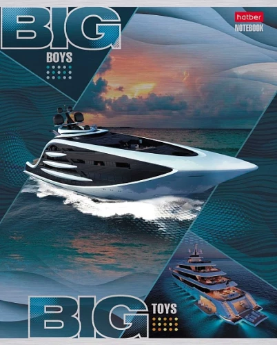 Checked notebook, 48 sheets - BIG boys - BIG toys, assorted