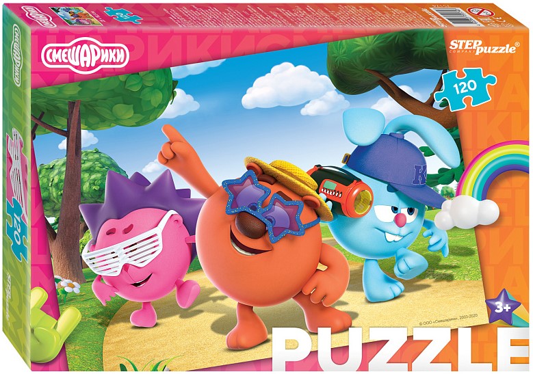 Puzzle - Riki, 120 pieces, assorted