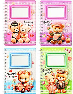Notebook - Bears, assorted