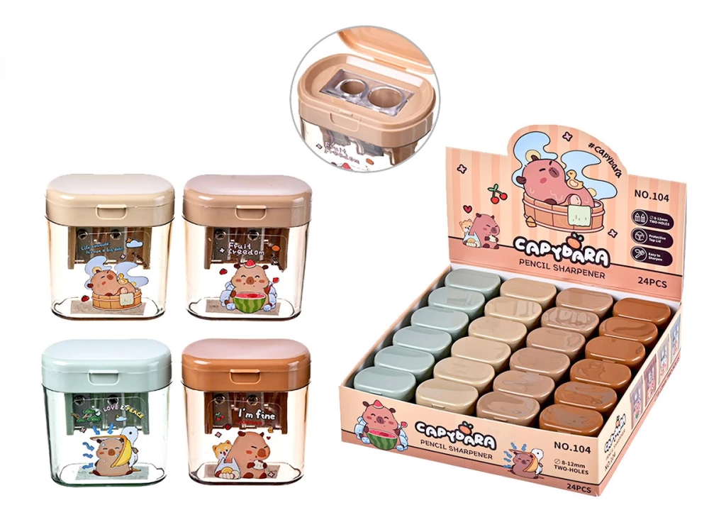 Plastic Sharpener - Capybara, assorted
