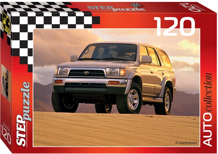 Puzzle - Golden Series -10. Cars, 120 pieces, assorted