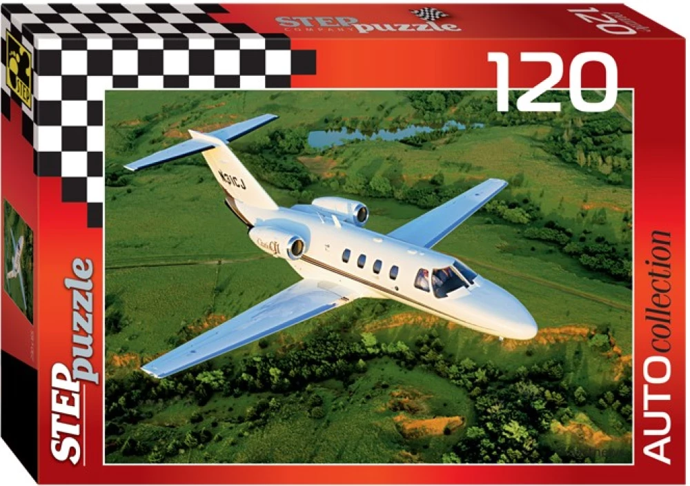 Пазл - Золотая серия -10. Машины, 120 элементов, в ассортименте