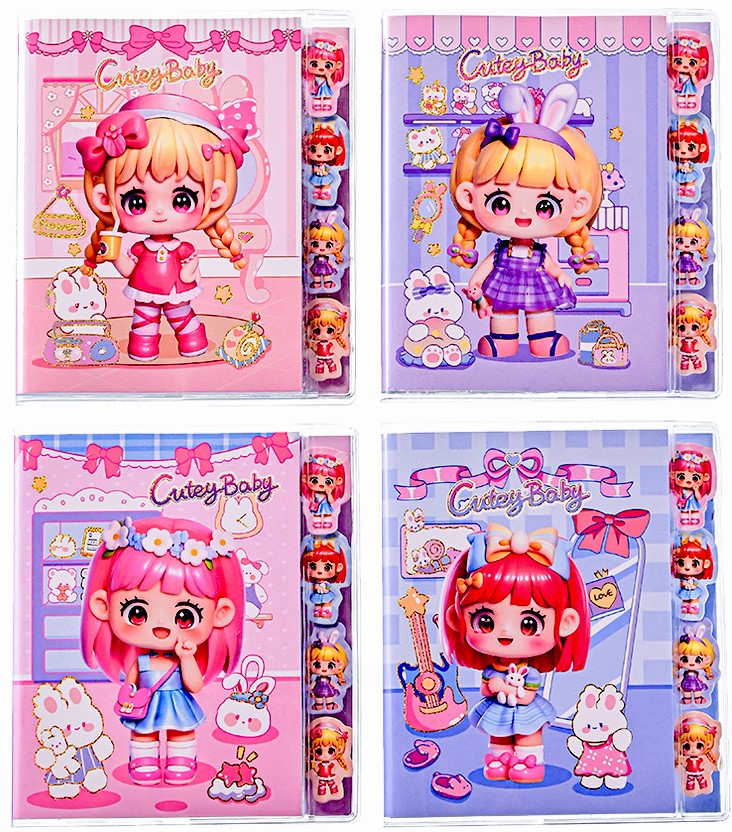 Notepad - Girls, assorted