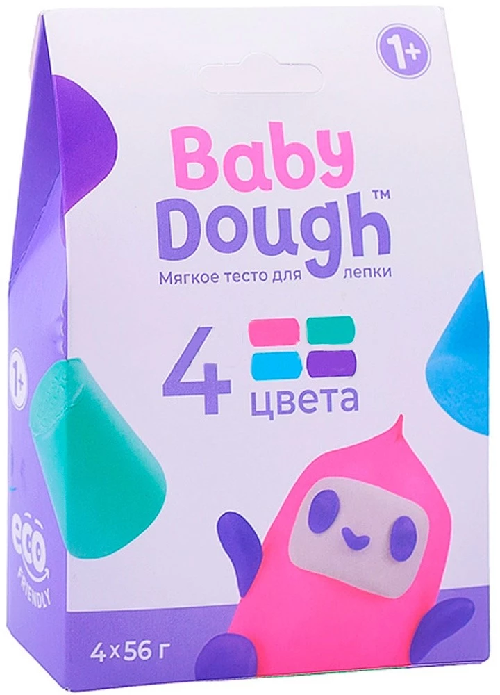 Ciasto do modelowania - BABY DOUGH, 4 kolory, nr 1