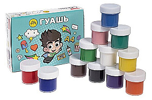 Guaś, 12 kolorów po 10 ml - Vlad A4