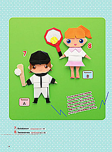 2D Origami. Let's Play with Dolls. Fold and Dress