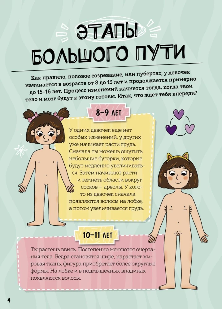 Girls are Growing Up. How the Body and Mood Change