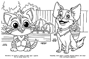 Kittens. Coloring Book