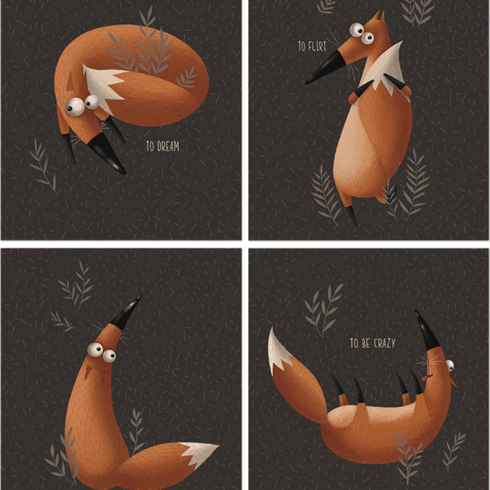 Notebook general - Lisonyki (4 designs)