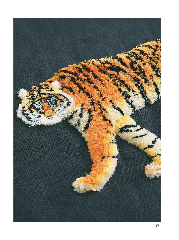 Wir sticken flauschige Tiere mit dem türkischen Stich. 40 realistische Zeichnungen von einem Designer aus Japan