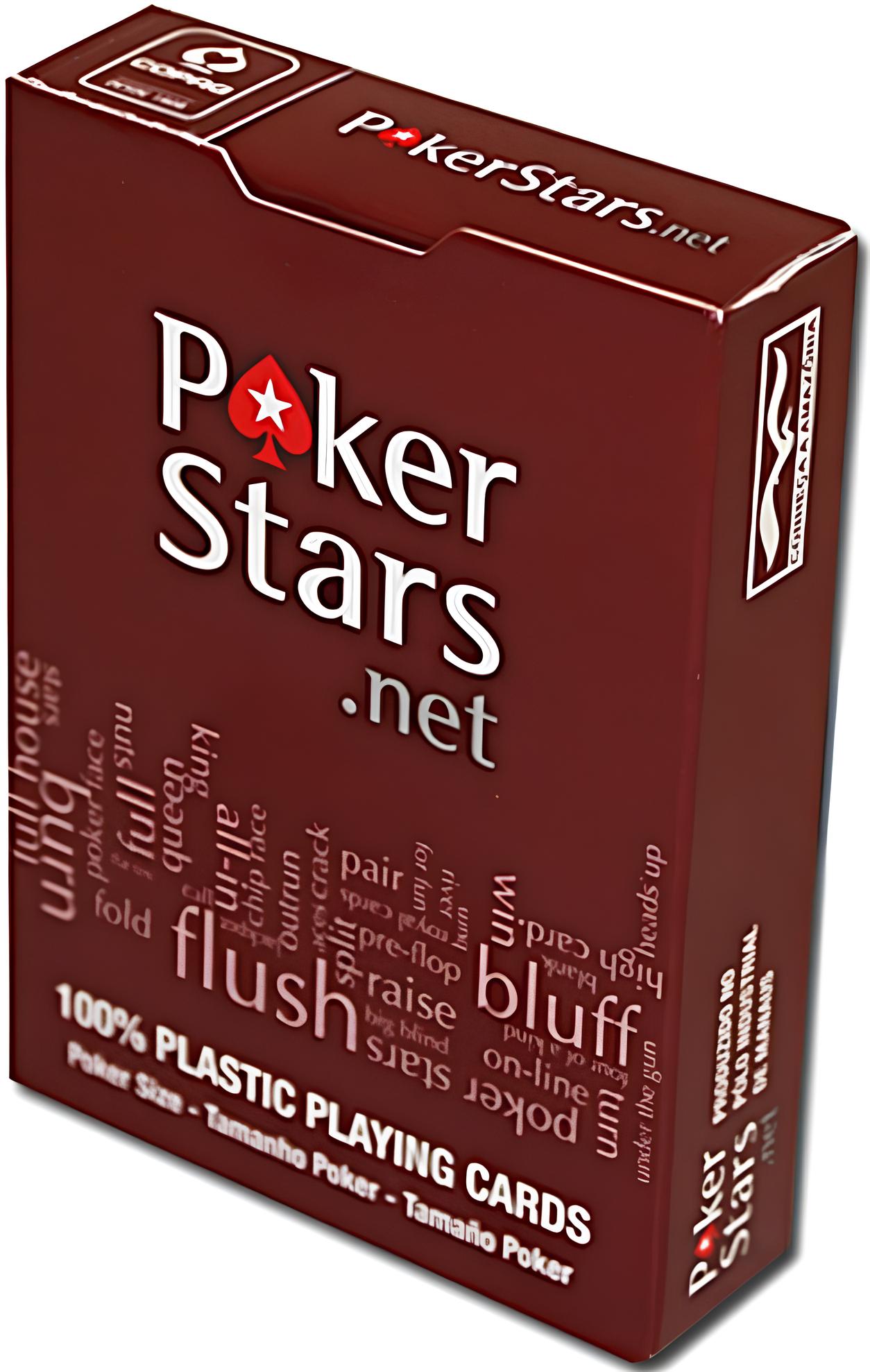 Pokerkarten - Poker Stars (54 Karten)