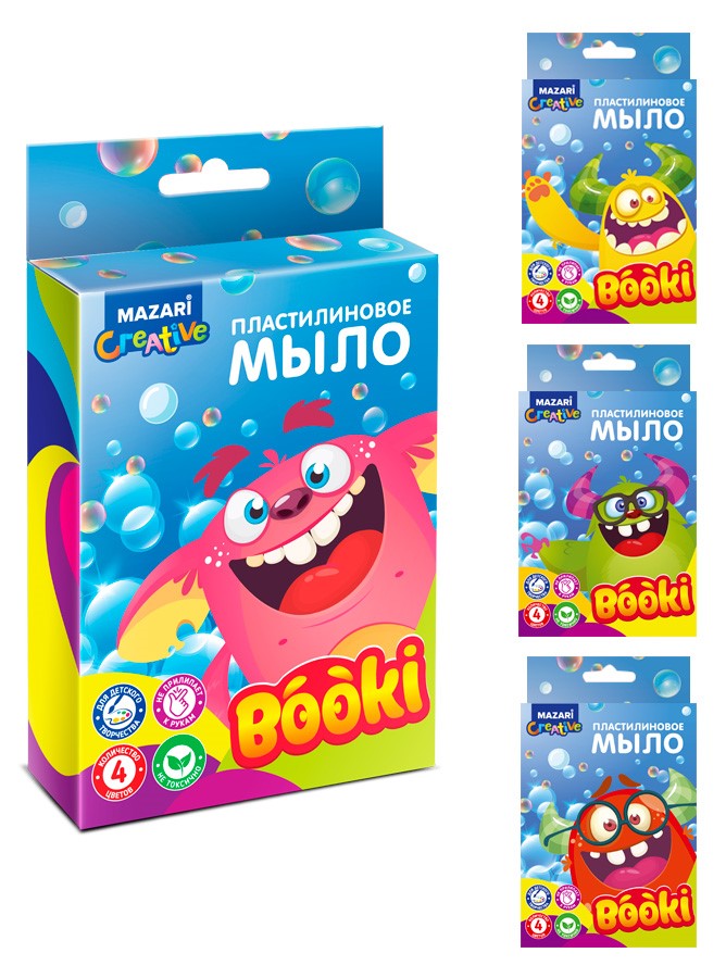 Kreativset - Plastilinseife, 60 g, in assortierten Farben