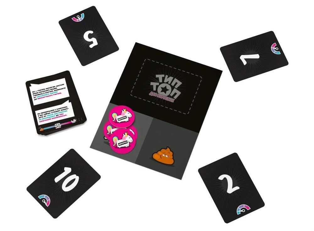 Board game - Tip Top. For adults 18+