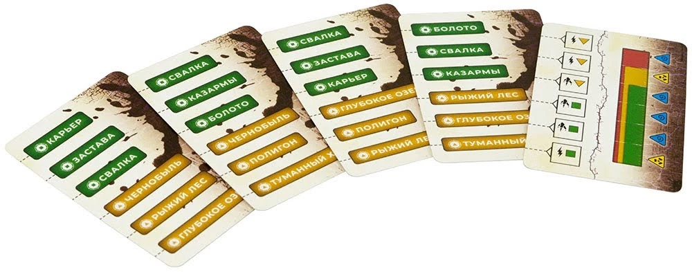 Board Game - Zone. Secrets of Chernobyl