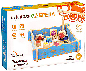 Деревянная настольная игра - Рыбалка