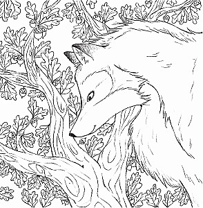In the Embrace of Nature. Coloring Charming Illustrations of Animals and Birds