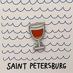 Enamel Pin - Wine Glass