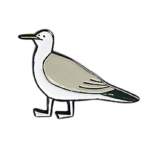 Enamel badge - Seagull NEW