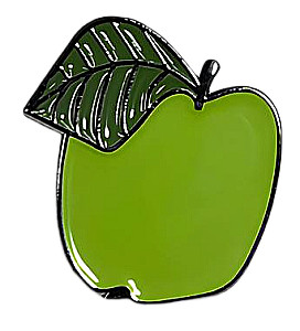 Enamel Pin - Green Apple