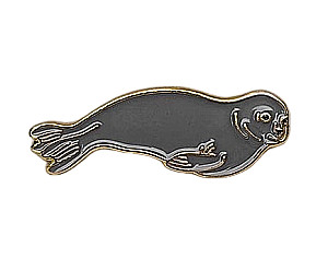 Enamel Pin - Nerpa (gray)