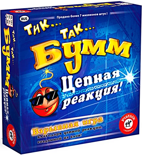 Board game - Tick...Tock...Boom. Chain Reaction