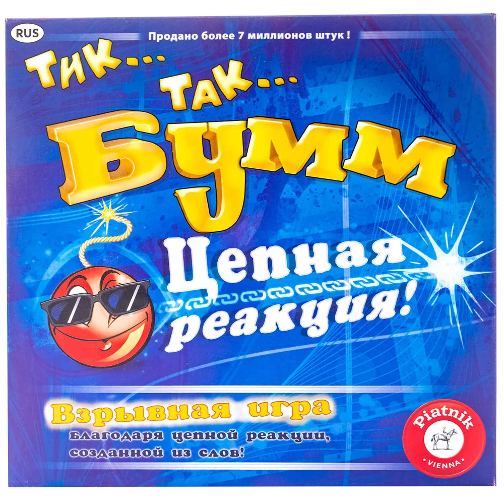 Gra planszowa - Tik...Tak... Bum. Reakcja łańcuchowa