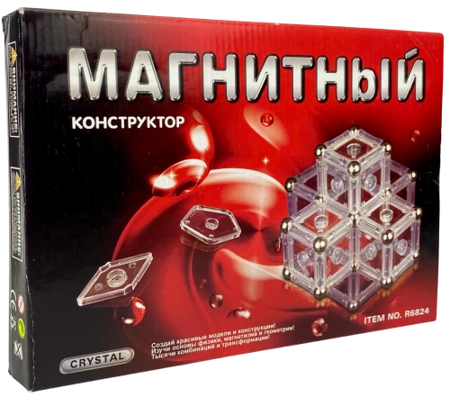 Магнитный конструктор Crystal (84 деталей)