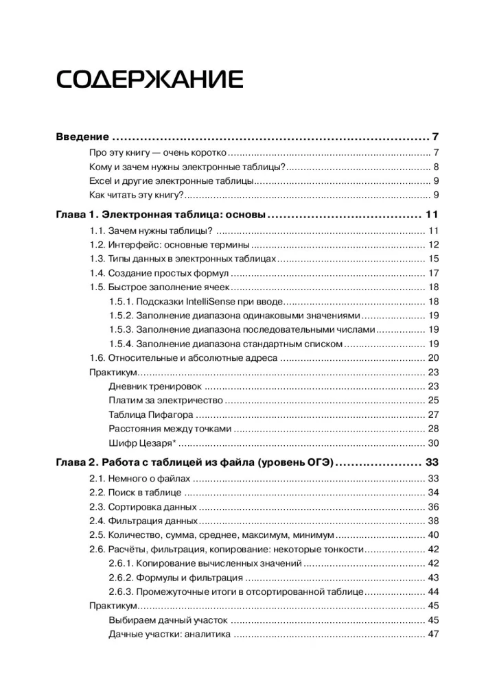 Excel для школьников. Практикум