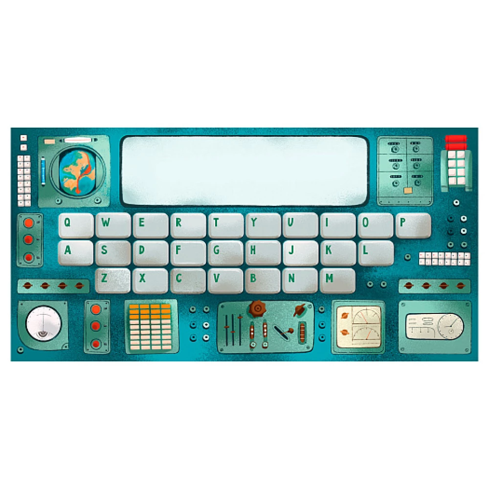 Настольная игра - Qwerty. Кверти. Игра на русском и английском языках