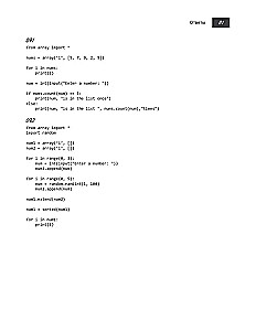 Python, for example