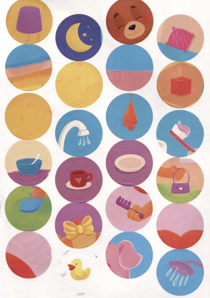 Correct with Stickers. Useful Habits