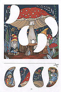 Cutouts and appliqués for toddlers. Magic and enchantment