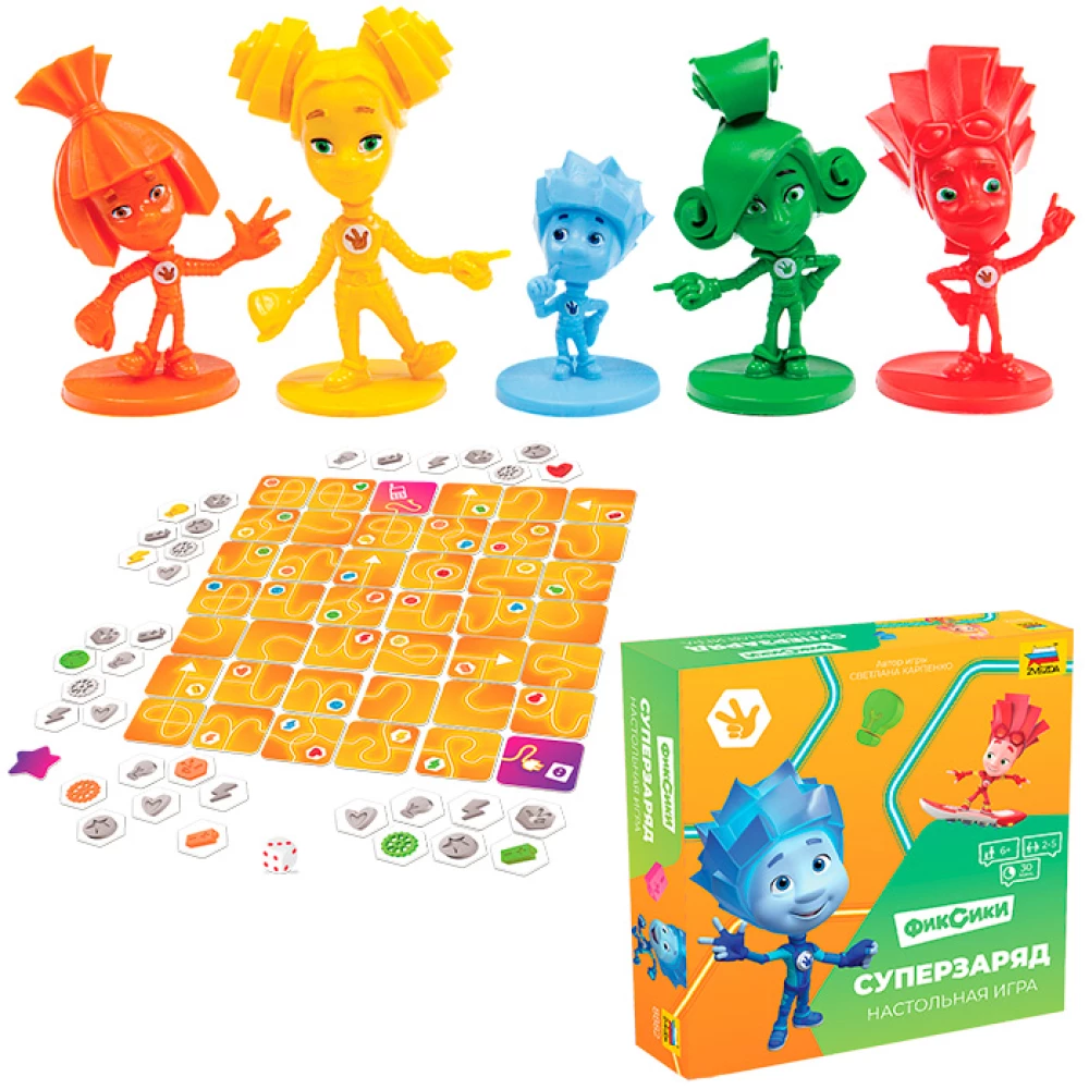 Настольная игра - Фиксики. Суперзаряд