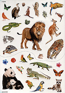 Photo Stickers. In the Zoo