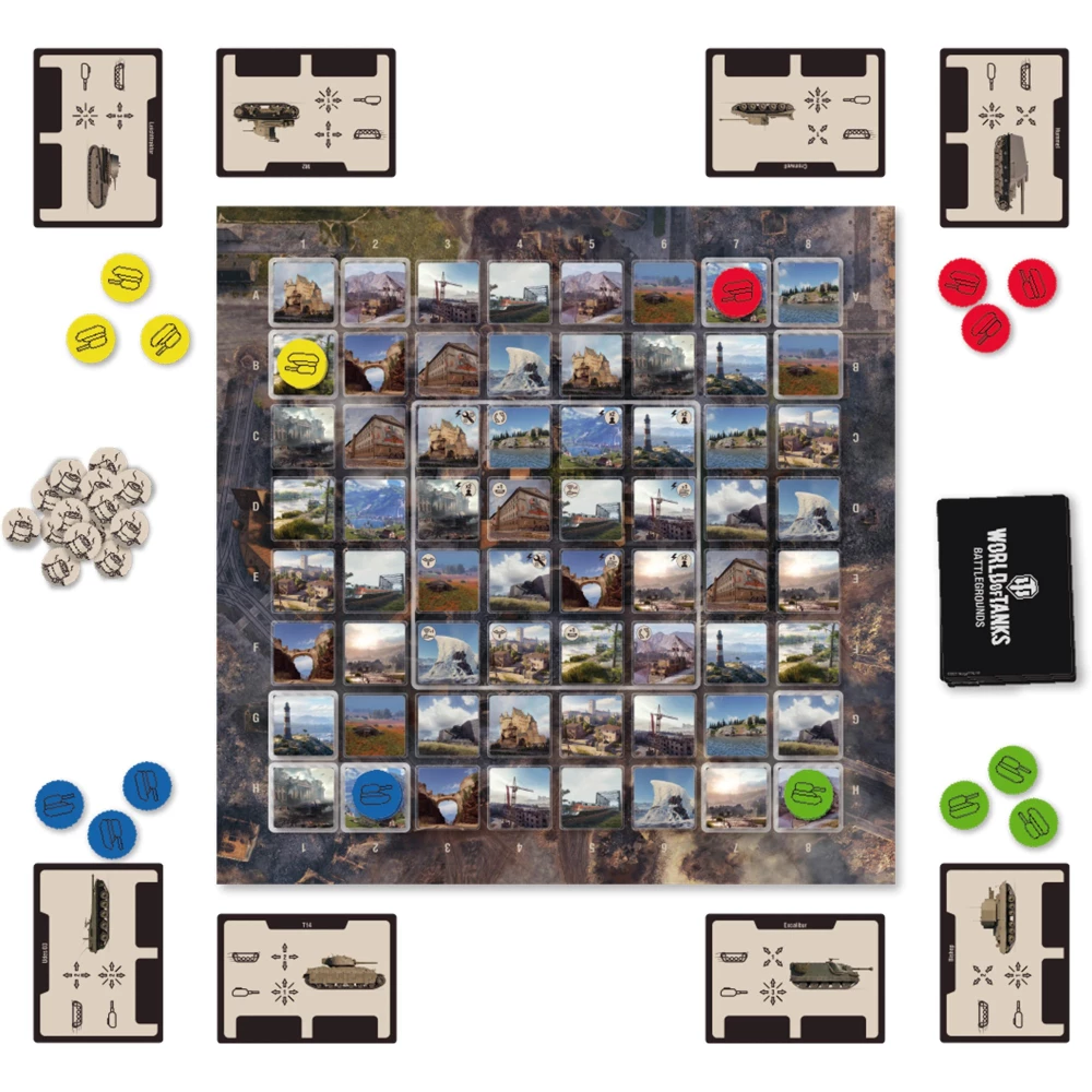 Gra planszowa - World of Tanks. Battlegrounds