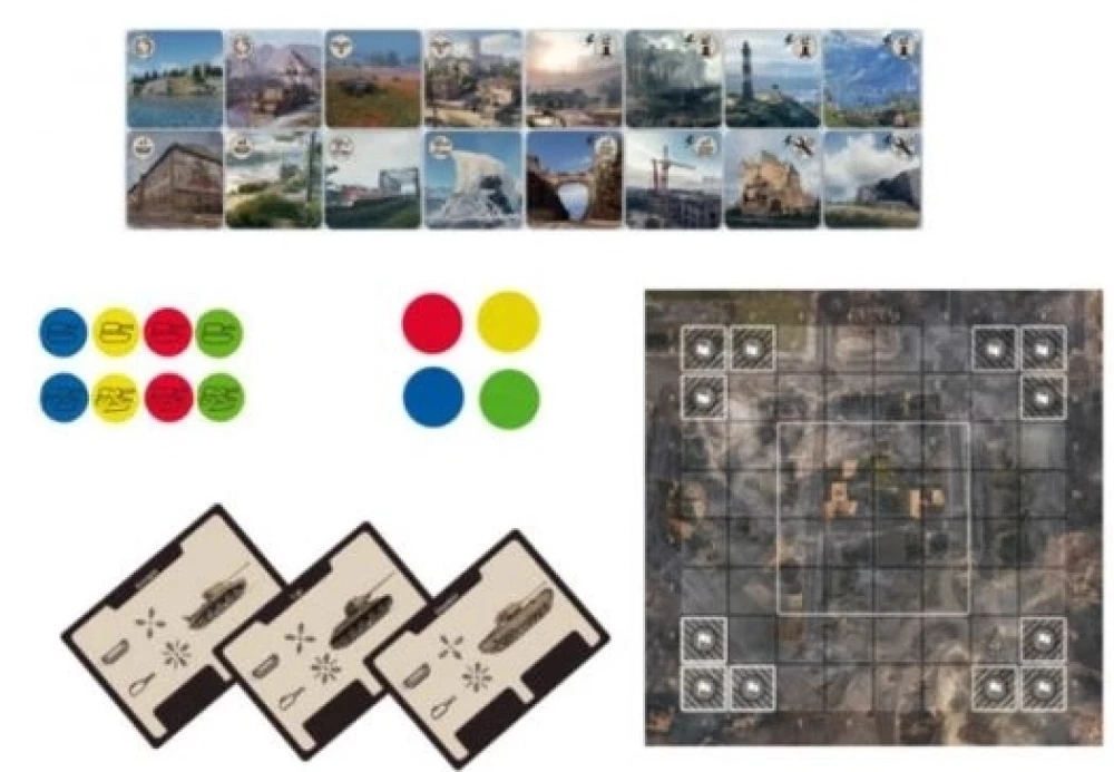 Gra planszowa - World of Tanks. Battlegrounds