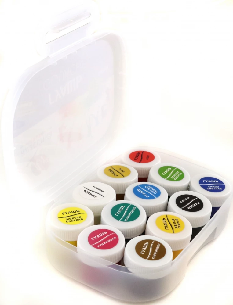 Gouache - Classic in a Container, 12 Colors